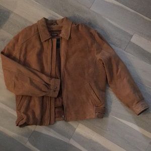 Danier tan leather jacket, size medium